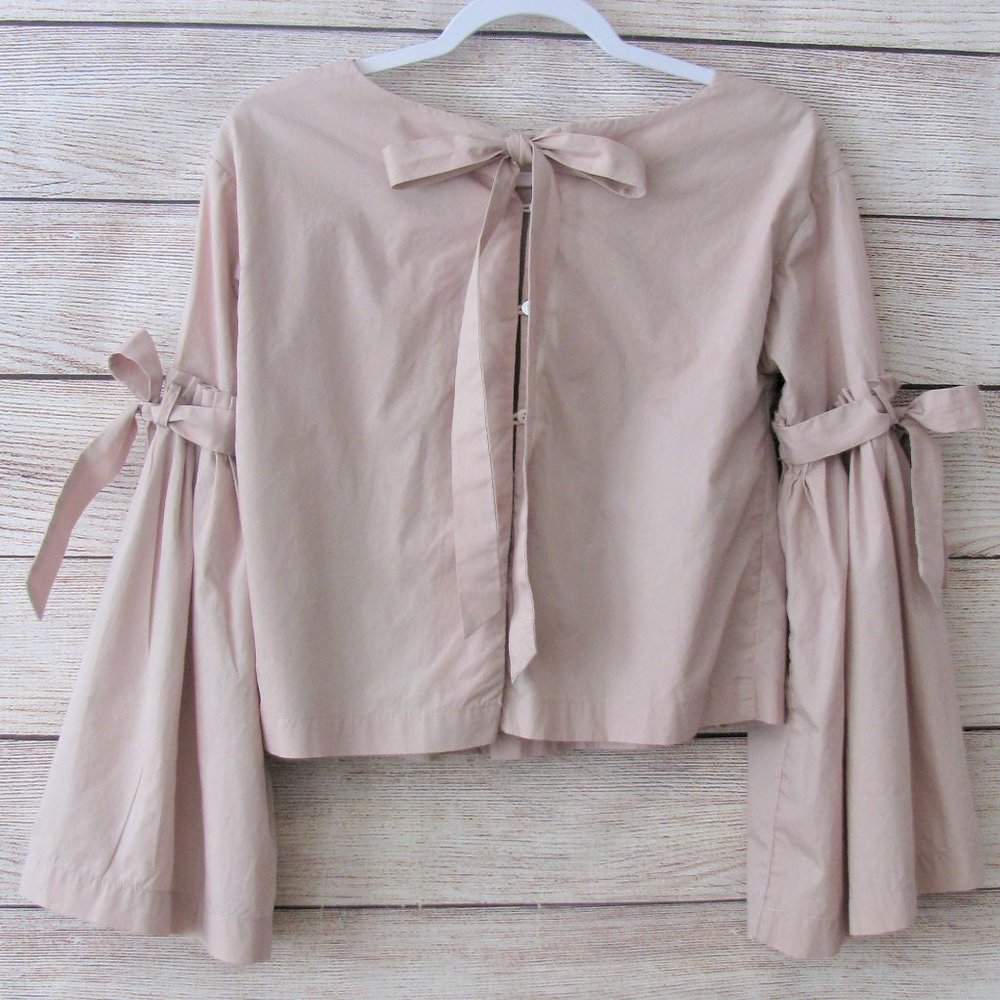 Free People So Obviously Yours Bell Sleeve Top - Picture 7 of 12